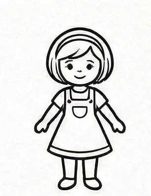 a drawing of a girl in a dress 1.webp